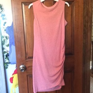 Pink tank top dress